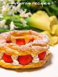 Easy Paris-Brest Cream Puffs using Pancake Mix for Festive Occasions