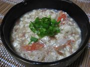A picture of crab sauce
