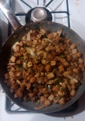 A picture of Fried Herb Potatoes.