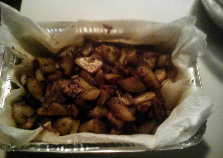 Fried Potatoes with Onions