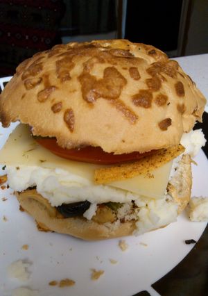 A picture of Stewz Mashed Burger.