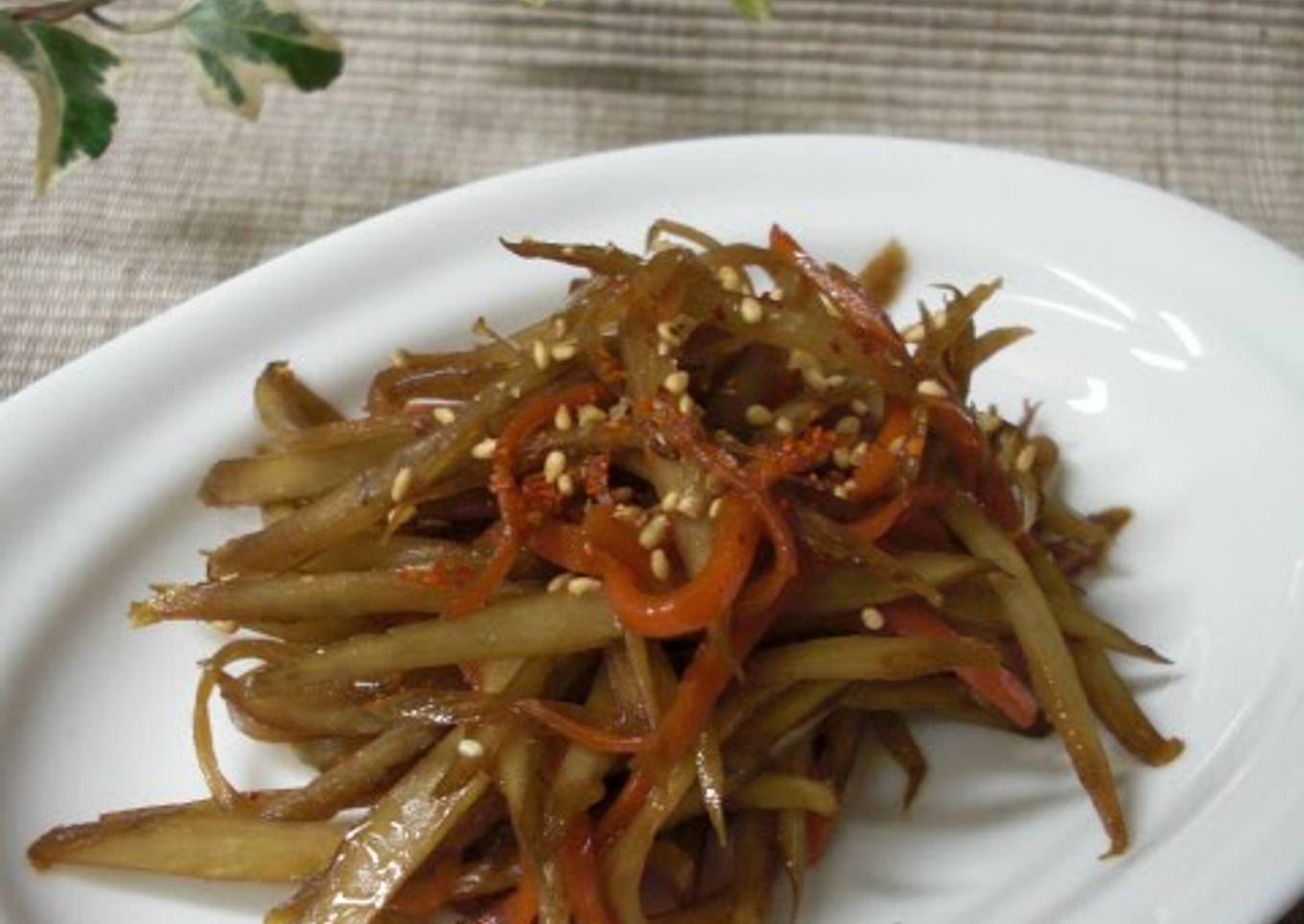 My Grandma's Kimpira Stir-fry