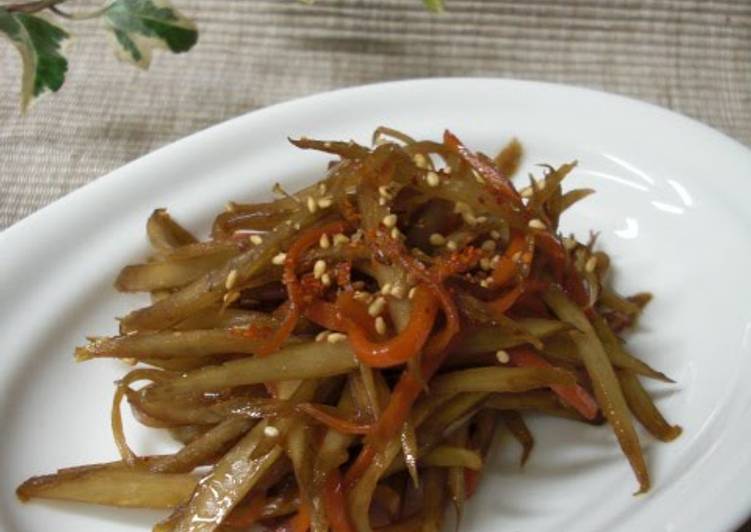 My Grandma's Kimpira Stir-fry