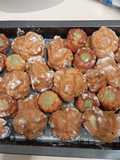 Zeppole di San Giuseppe al forno, ripiene alla crema