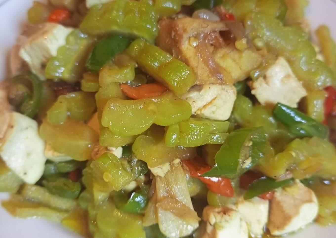 Tumis Pare Tahu