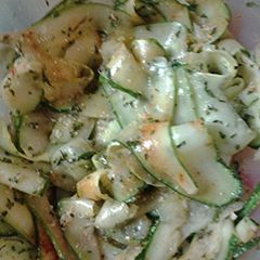 A picture of Cucumber salad.