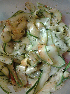 A picture of Cucumber salad.