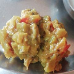 A picture of Ridgegourd curry.