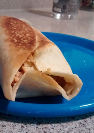 A picture of Dorito burrito.