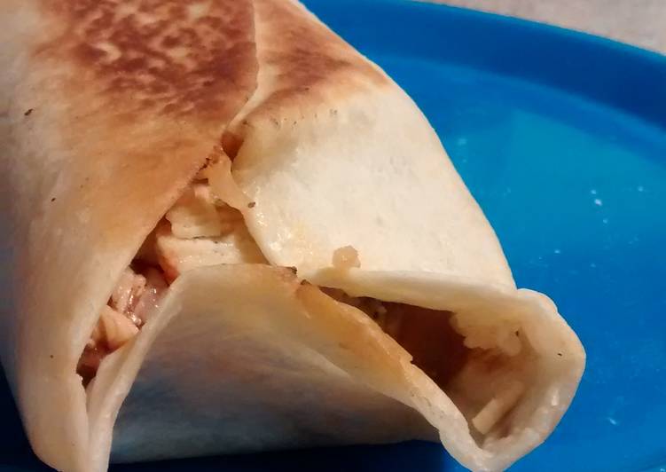 How to Prepare Super Quick Homemade Dorito burrito