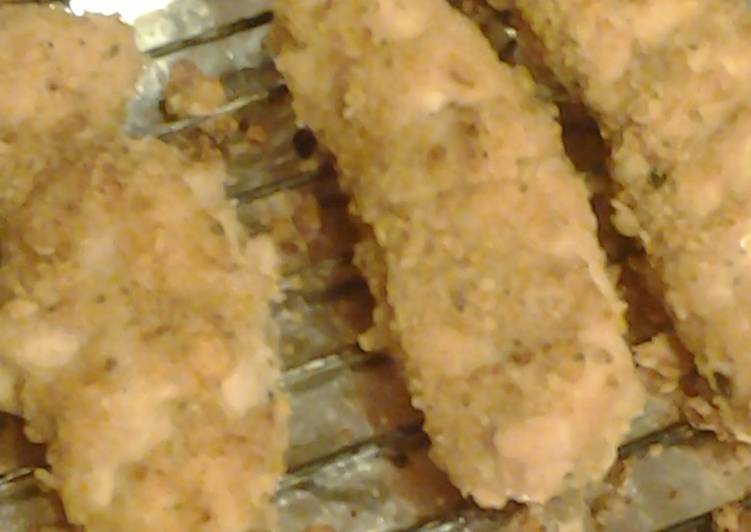 Steps to Prepare Perfect Oven fried ranch chicken tenders