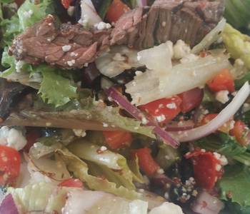 Update, Serving Recipe Steak salad Delicious Perfect