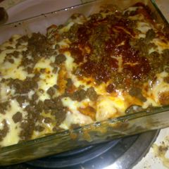 A picture of Enchiladas.