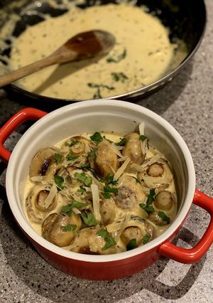 Krémes - Fokhagymás Gombafejek recept fotója