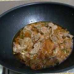 A picture of Afghani Karahi.