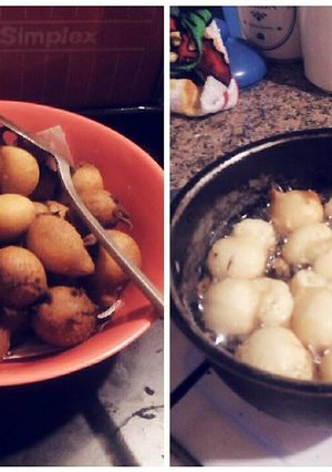 Una foto de Buñuelos de manzana!!