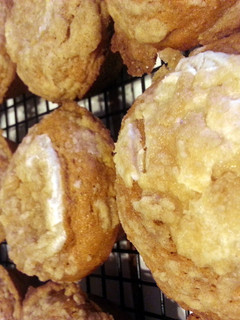 A picture of Pumpkin Cream Cheese Streusel Muffins.