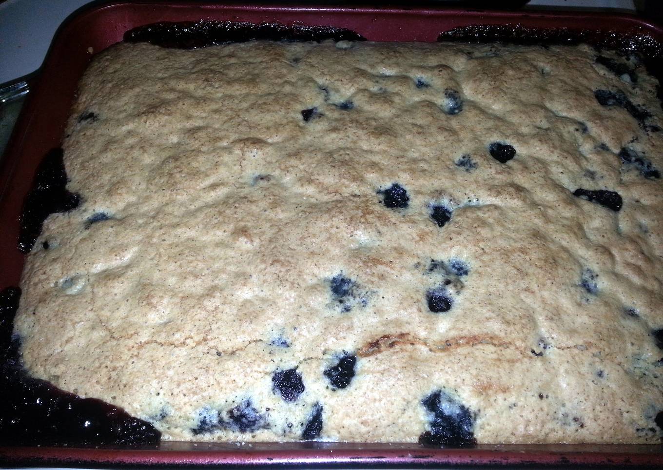Blueberry cobbler