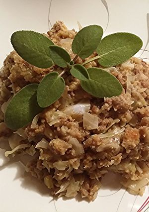 A picture of TXS's Style ~ Thanksgiving Turkey Dressing ~ Stuffing In The Entire WORLD!.