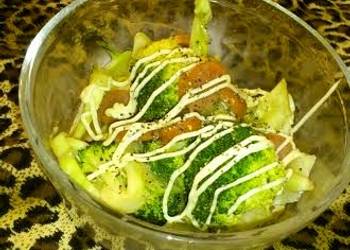 Easiest Way to Recipe Perfect Easy Microwaved Broccoli with Mayonnaise and Ponzu