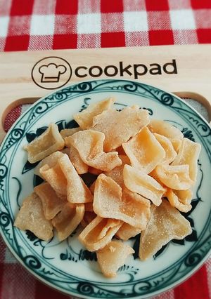 Hình của món Mứt dừa non bằng nồi chiên không dầu.