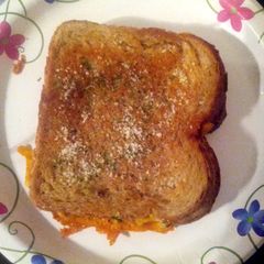 A picture of fancy grilled cheese.