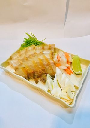 鹹豬肉佐港式泡菜 的食譜成品照片