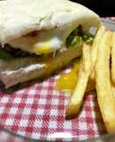 Sándwich 🥪 de milanesa completo (a mi manera)