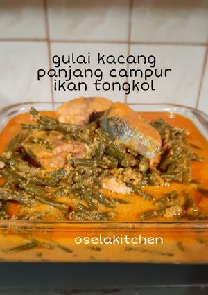 Foto resep Gulai kacang panjang campur ikan tongkol