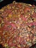 Dhingri Chole (dry white mushrooms with chickpeas)