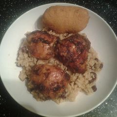 A picture of Jerk Chicken.