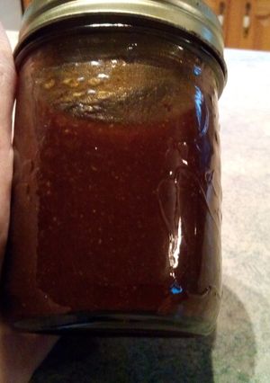 A picture of Maple balsamic vinaigrette/marinade.