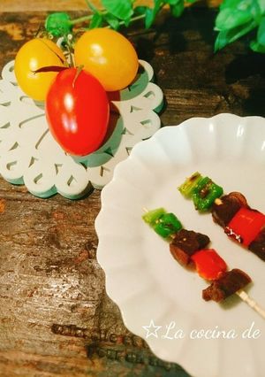 A picture of BBQ-Style Cute Miniature Skewers.