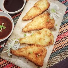 A picture of Spicy bread cone.