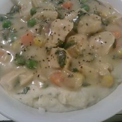 A picture of Chicken a La Queen.