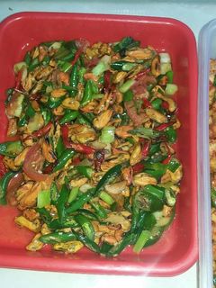 Foto resep Tumis kerang cabe ijo