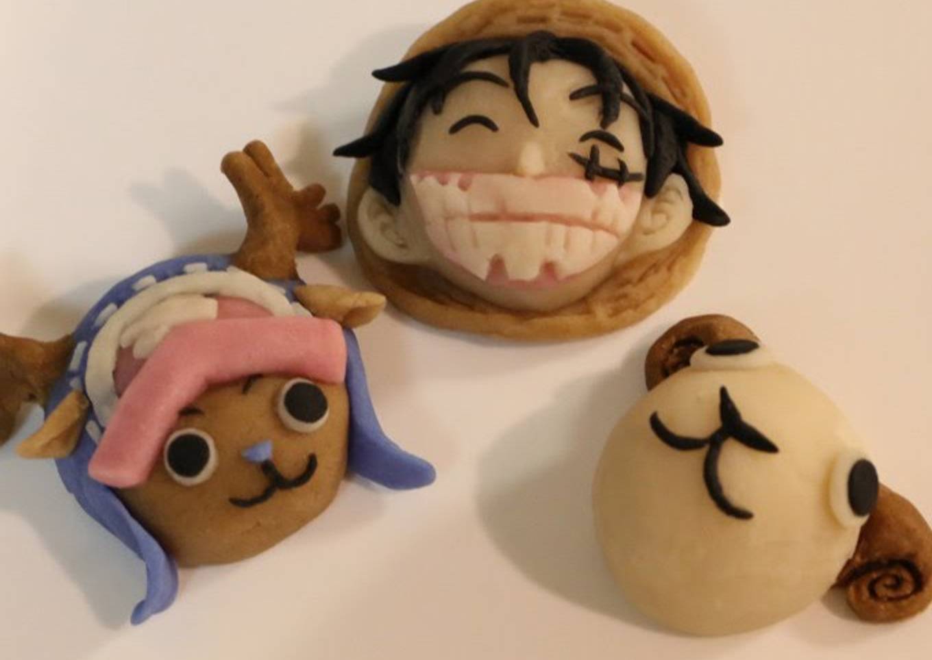 One Piece Nerikiri (Rice Dough & Sweet Bean Paste) Snacks