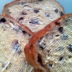 A picture of Vickys Mixed Fruit Bread, Dairy, Egg & Soy-Free, Bread Machine and Manual Methods.