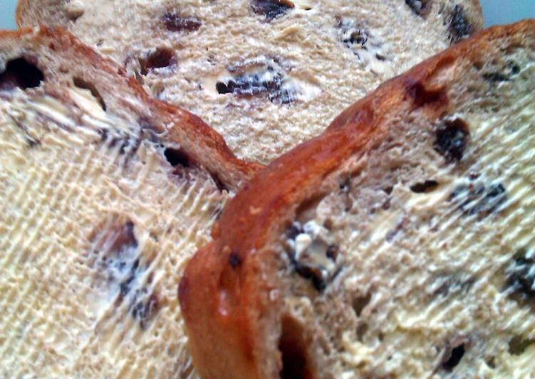 Recipe of Homemade Vickys Mixed Fruit Bread, Dairy, Egg &amp; Soy-Free, Bread Machine and Manual Methods