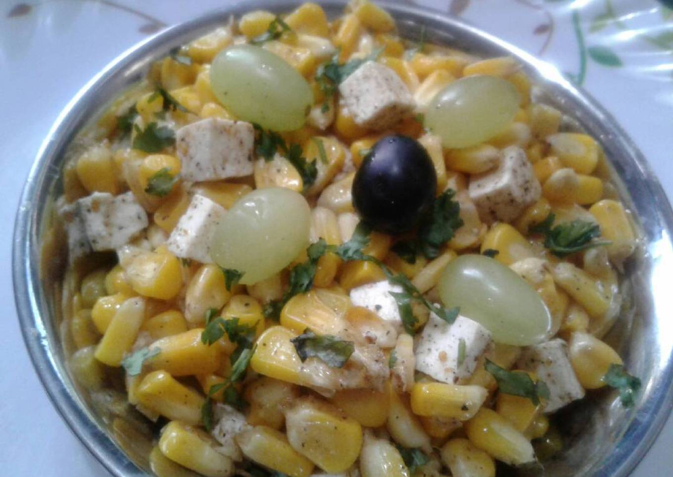 Sweet corn chaat