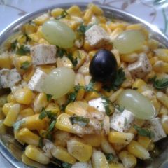 Sweet corn chaat A picture of Sweet corn chaat.