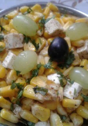 A picture of Sweet corn chaat.