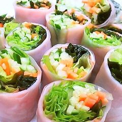 Spring Rolls Made with Everyday Ingredients A picture of Spring Rolls Made with Everyday Ingredients.