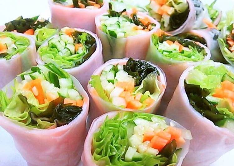 Spring Rolls Made with Everyday Ingredients