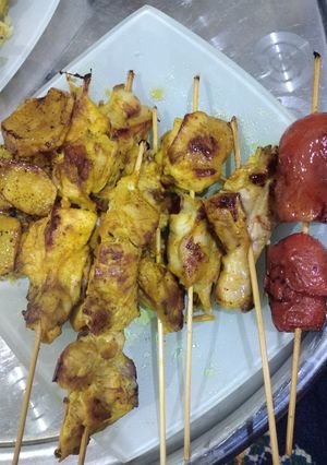 عکسی از دستور جوجه کباب تابه ای