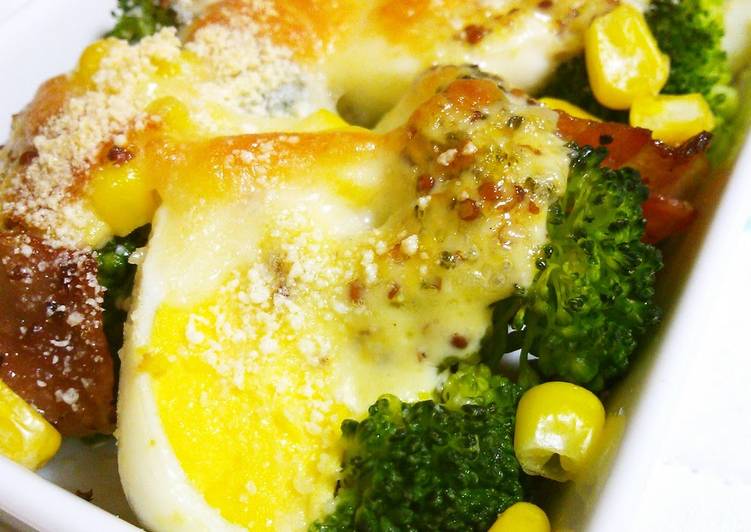 Rich Baked Broccoli with Cheese