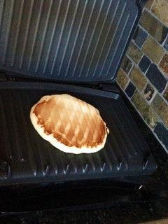 A picture of Fluffy George Foreman Pancakes.