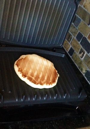 A picture of Fluffy George Foreman Pancakes.