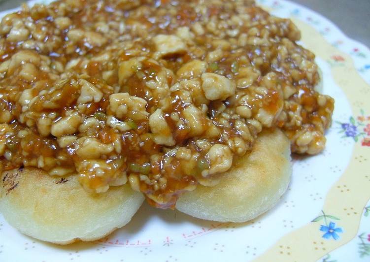 Recipe of Homemade Mapo Potato Mochi