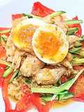 How to Make Sesame Sauce for Chilled Chinese-style Noodles with Poached Chicken